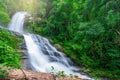 Huay Saai Leung Waterfall is a beautiful Waterfalls in the rain forest jungle Thailand Royalty Free Stock Photo