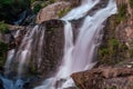 Huay saai leung waterfall in rain forest at Doi Inthanon National park in Chiang Mai ,Thailand Royalty Free Stock Photo