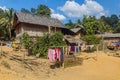 Huay Sen village near Muang Ngoi Neua, La Royalty Free Stock Photo