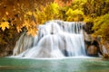 HuayMaeKamin Waterfall, beautiful waterfall in Kanchanaburi province, Thailand