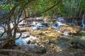 Huaymaekamin Waterfall in Kanchanaburi, Thailand