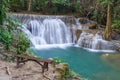 Huaymaekamin Waterfall in Kanchanaburi, Thailand