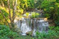 Huaymaekamin Waterfall in Kanchanaburi, Thailand