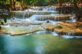 huaymaekamin waterfall Royalty Free Stock Photo