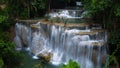 Huaymaekamin Waterfall Royalty Free Stock Photo