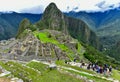 Huayna Picchu    103 -Cusco-Peru-tourists Royalty Free Stock Photo