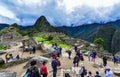 Huayna Picchu  158-Cusco-Peru-tourists Royalty Free Stock Photo