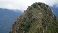 Huayna Picchu Mountain Peak, Peru Royalty Free Stock Photo
