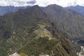 Huaynapicchu Mountain, Machu Picchu, Peru - Ruins of Inca Empire city Royalty Free Stock Photo