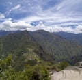 Huaynapicchu Mountain, Machu Picchu, Peru - Ruins of Inca Empire city Royalty Free Stock Photo
