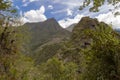 Huaynapicchu Mountain, Machu Picchu, Peru - Ruins of Inca Empire city Royalty Free Stock Photo