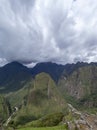 Huaynapicchu Mountain, Machu Picchu, Peru - Ruins of Inca Empire city Royalty Free Stock Photo