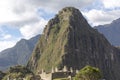 Huaynapicchu Mountain, Machu Picchu, Peru - Ruins of Inca Empire city Royalty Free Stock Photo
