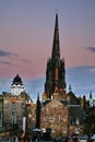 The Hub and Camera Obscura in Edinburgh, Scotland Royalty Free Stock Photo