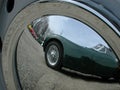 Hub cap reflection Royalty Free Stock Photo