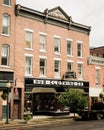 Hub Clothing Company sign in downtown Hinton, West Virginia