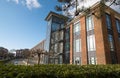 The Hub, serviced offices in a renovated art deco style building on Farnborough Business Park, Hampshire UK. Royalty Free Stock Photo