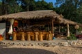 Huba Huba Resort with employees working behind the bar