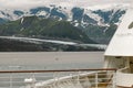 Hubbard Glacier from cruise ship deck