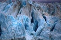 Alaska, Hubbard Glacier in the morning just before sunrise, United States Royalty Free Stock Photo