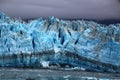 Alaska, Hubbard Glacier in the morning just before sunrise, United States Royalty Free Stock Photo