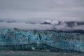 Alaska, Hubbard Glacier in the morning just before sunrise, United States Royalty Free Stock Photo