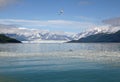 Hubbard Glacier and Yakutat Bay, Alaska. Royalty Free Stock Photo