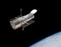 The Hubble Space Telescope in orbit