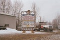 Hubcap Heaven sign in Middleburgh, New York