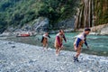 Hubei Badong along the river town tracker