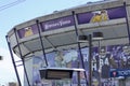 The Hubert H. Humphrey Metrodome in Winter