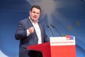 Hubertus Heil of the SPD speaking at an SPD party conference on 23rd March 2019 Royalty Free Stock Photo