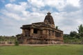 Huchimalligudi Temple in Aihole, Karnataka, India built by Chalukyas Royalty Free Stock Photo