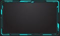 HUD frames blue grey user interface elements design modern technology futuristic control panel screen digital hologram window