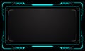HUD frames blue grey user interface elements design modern technology futuristic control panel screen digital hologram window