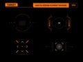 HUD FUI Design element target 004