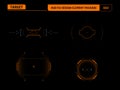 HUD FUI Design element target 002