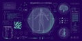 HUD interface design for decoding big data.