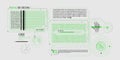 HUD interface design for decoding satellite data.