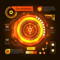 Hud Interface Orange