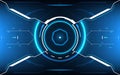 HUD panel User interface.Futuristic concept.vector and illustration Royalty Free Stock Photo