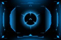 HUD panel VR User interface.Futuristic concept.vector and illustration - Vector Royalty Free Stock Photo