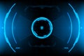 HUD panel VR User interface.Futuristic concept.vector and illustration - Vector Royalty Free Stock Photo