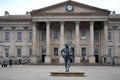 Huddersfield Victorian Railway Station and statue of Harold Wilson