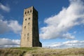 Huddersfield, West Yorkshire, UK, October 2013, Victoria Tower on Castle Hill Royalty Free Stock Photo