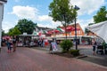 Hude, Germany, July, 21 2019: the day after the italian night in the municipality of hude lower saxony