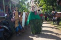 Hudoq, traditional Dayak Bahau dance, Borneo island, Indonesia