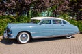 1951 Hudson Commodore 6 classic car on the parking lot. Rosmalen, The Netherlands - May 8, 2016 Royalty Free Stock Photo