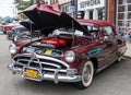 A 1951 Hudson Hornet on display at a car show in Pittsburgh, Pennsylvania, USA