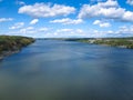 Hudson River in the fall Royalty Free Stock Photo